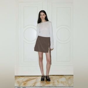 Deiji Studios - Two Ties Skirt - Sable Stripe - S